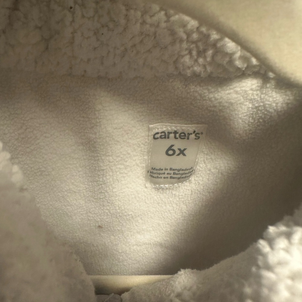 Carter's Gray Puffer Vest with Bow Print - Picture 2 of 2